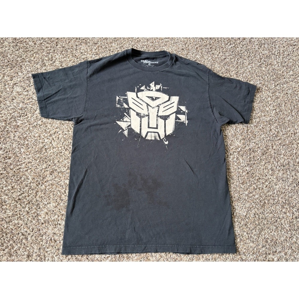 2011 Transformers‎ Movie Promo Shirt T Shirt Black XL Vintage
